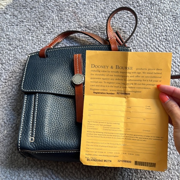 Dooney & Bourke Bags Authentic Navy Blue Dooney Bourke Leather